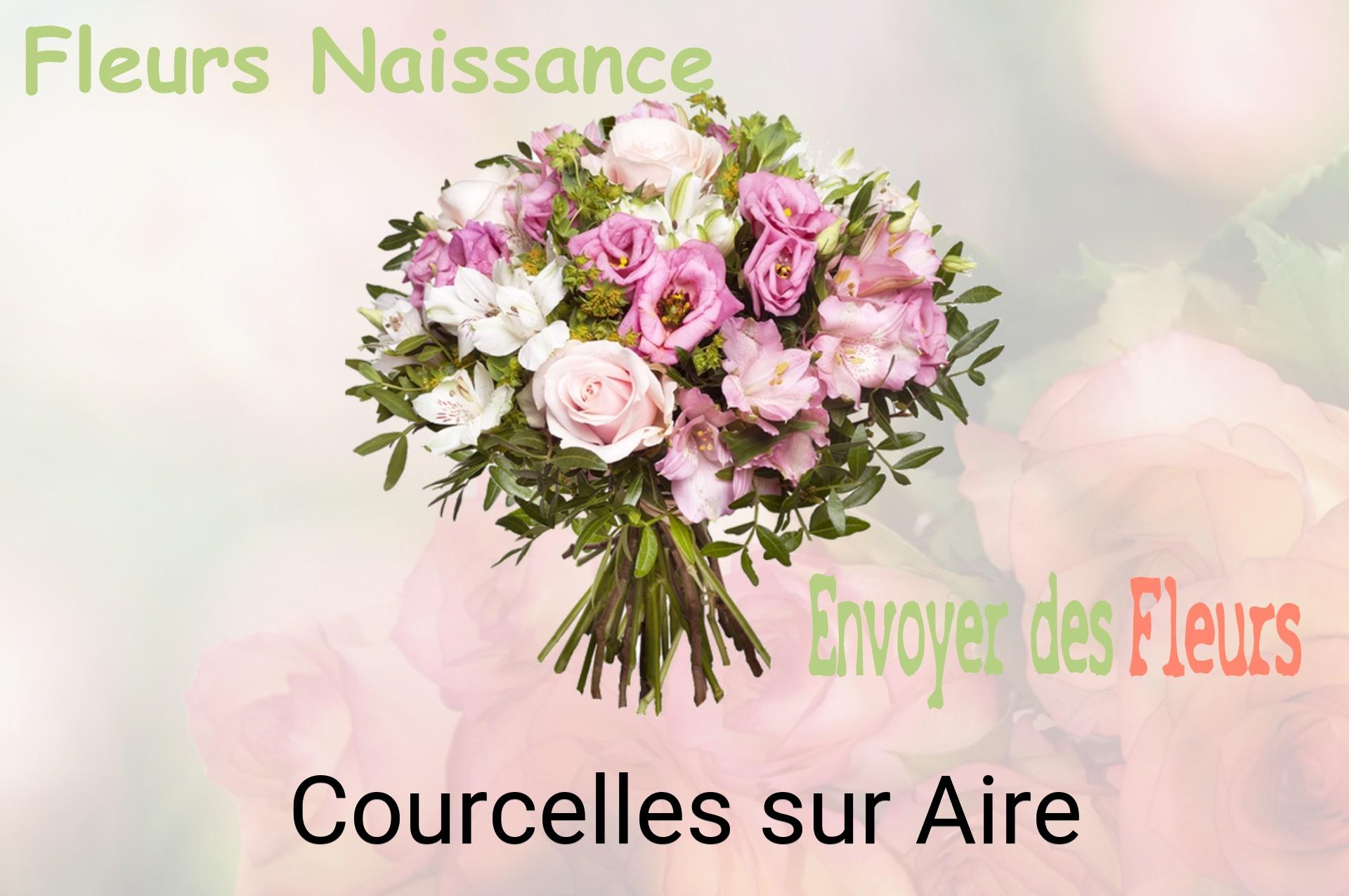 Bouquet de fleurs de naissance livré à Courcelles-sur-Aire